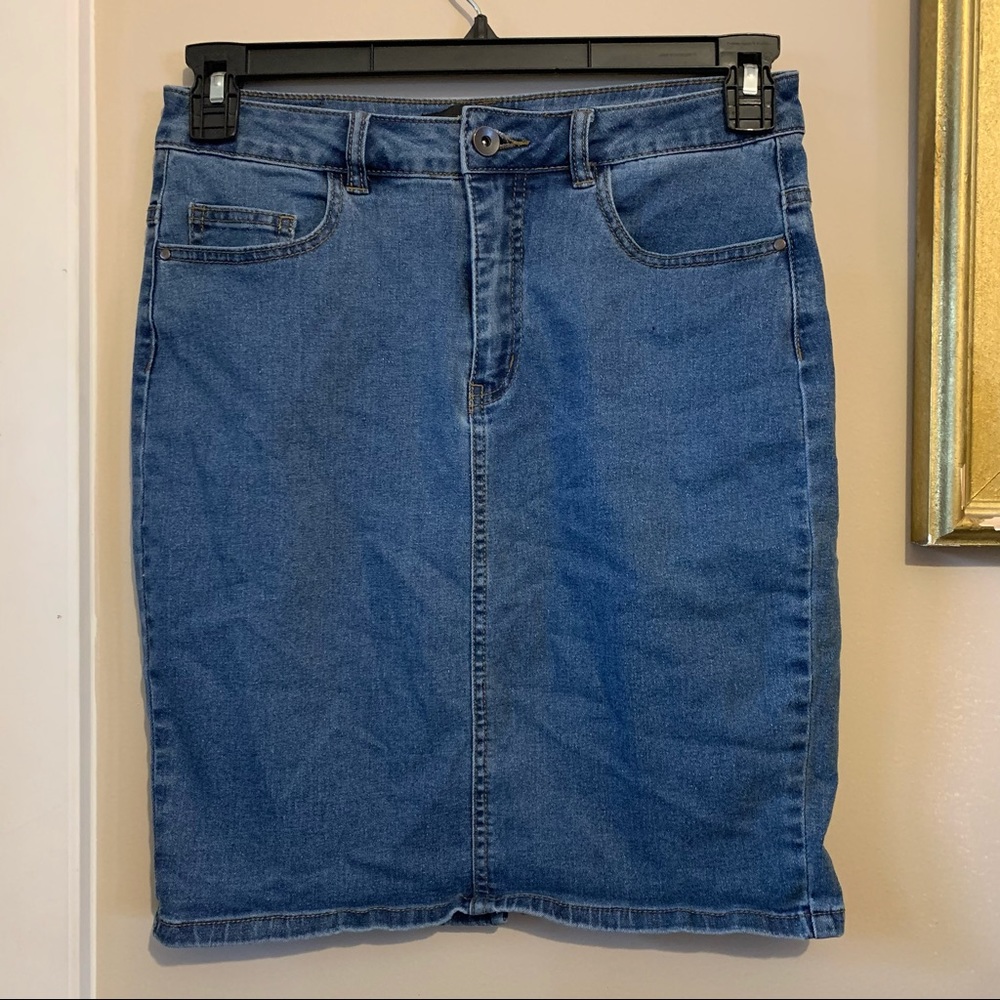 Vero Moda Denim Pencil Skirt